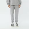 Cotton french terry tapered sweatpants - Image 2
