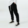 Cotton french terry tapered sweatpants - Image 7