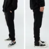 Cotton french terry tapered sweatpants - Image 8