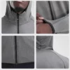 Mens zip up mens athletic dryfit hoodie - Image 7