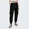 Ladies cargo pants tapered fit joggers - Image 6