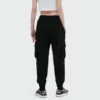 Ladies cargo pants tapered fit joggers - Image 5