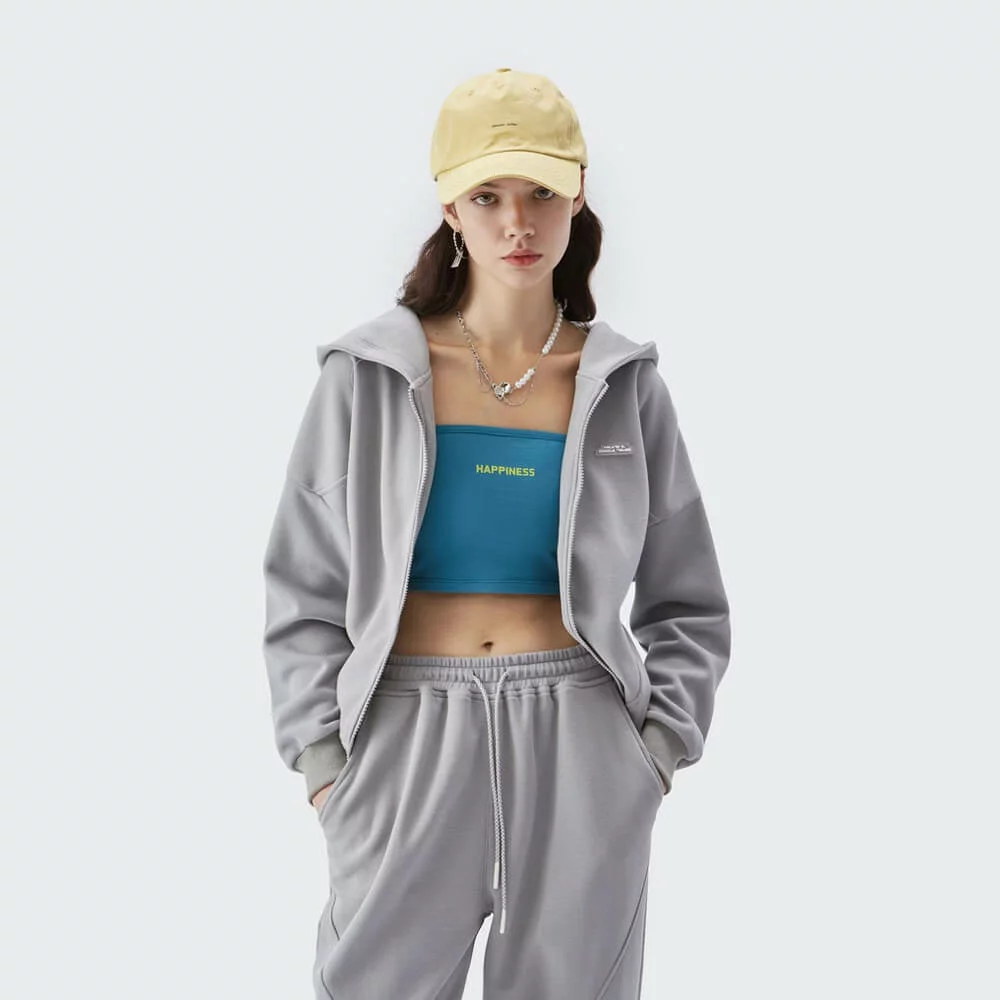 Womens hoodie light weight zip up jacket bulk