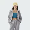 Ladies hoodie light weight zip up jacket wholesale - Image 7
