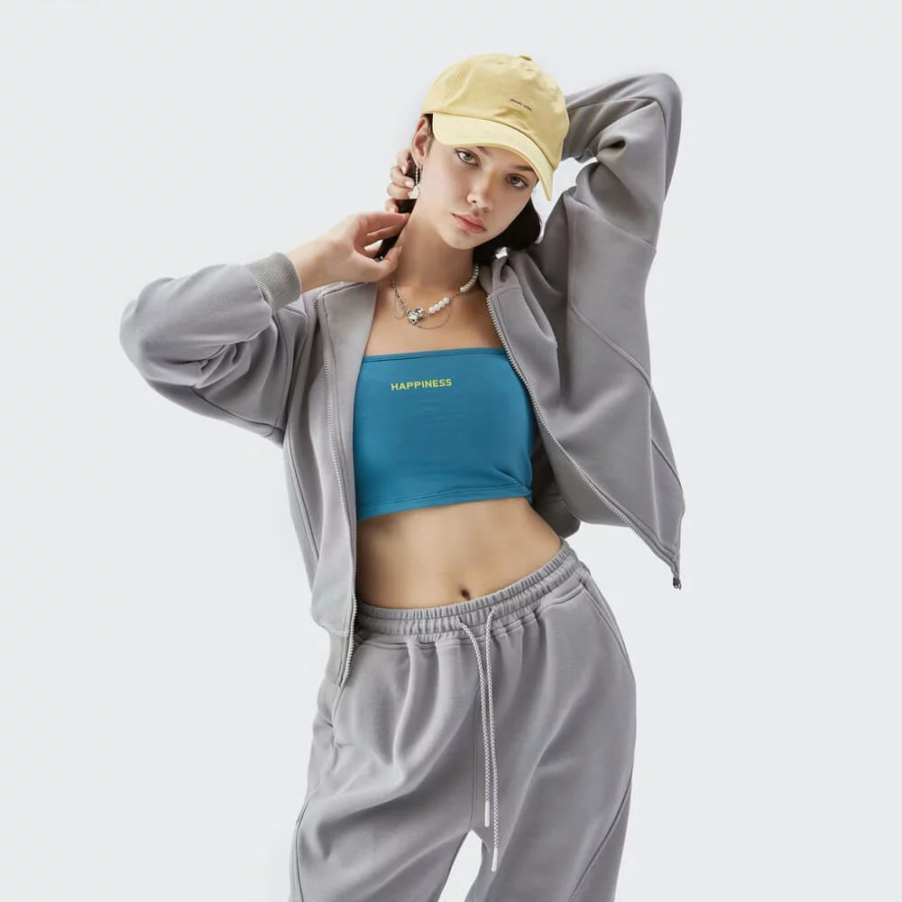 Womens hoodie light weight zip up jacket bulk - Image 3