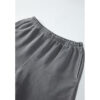Womens cotton french terry raw edge sweat shorts - Image 13