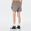 Womens cotton french terry raw edge sweat shorts - Image 6