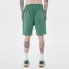 Raw edge vintage washed loose fit sweat shorts for mens - Image 6