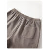 Raw edge vintage washed loose fit sweat shorts for mens - Image 17