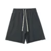 Raw edge oem design knee length sweat shorts - Image 16