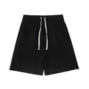 Raw edge oem design knee length sweat shorts - Image 12