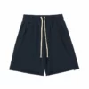 Raw edge oem design knee length sweat shorts - Image 11