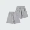Raw edge oem design knee length sweat shorts - Image 13