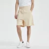 Raw edge oem design knee length sweat shorts - Image 3