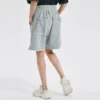 Raw edge oem design knee length sweat shorts - Image 5