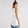 Customized v neck loose fit cotton tank top - Image 5