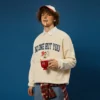 Mens oversized drop shoulder sweatshirt wholesale - Image 2