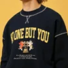 Mens oversized drop shoulder sweatshirt wholesale - Image 4