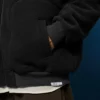 Mens oversized heavyweight polar fleece zip-up jacket - Image 7