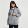 Unisex loose fit custom 1/4 zipper pullover - Image 6