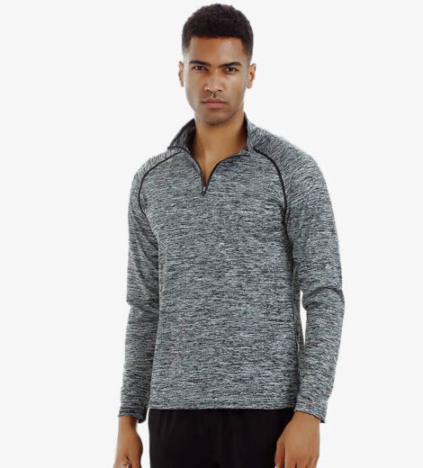 Custom zip up lightweight golf pullover