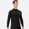 Breathable quick dry quater zip up trainning pullover manufacture - Image 5