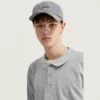 Mens pique cotton polo shirt - Image 3