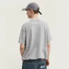 Mens pique cotton polo shirt - Image 4