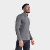 Quarter zip up pullover fishing long sleeve t shirt - Image 4