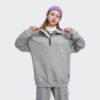 unisex fleece half zip up pullover - Image 9