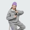 unisex fleece half zip up pullover - Image 8