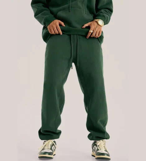 Unisex fleece loose fit sweat pants