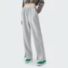 Woman loose pants with splitted ankle wholesale - Image 2