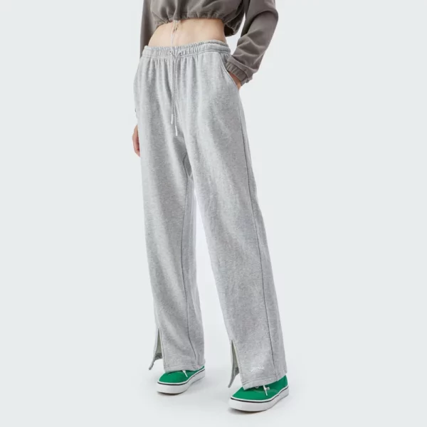 Woman loose pants with splitted ankle wholesale