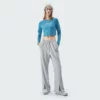 High waist bell-bottomed pants loose tracksuit pants bulk sale - Image 6