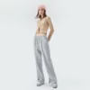 High waist bell-bottomed pants loose tracksuit pants bulk sale - Image 5