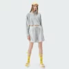 Womens quater zip up cropped pullover sweatshirt wholesale - Image 4