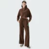 Womens quater zip up cropped pullover sweatshirt wholesale - Image 9