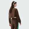 Ladies cropped off shoulder pullover jumper wholesale china - Image 3