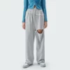 Woman loose track pants with rips wholesale - Image 8