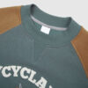 Puff printing oversized cotton fleece sweatshirt wholesale - Image 13