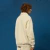 Quater zip-up tracksuit with custom 3d printing for man - Image 7