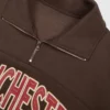 Quater zip-up tracksuit with custom 3d printing for man - Image 15