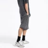 Mens snow wash raw edge french terry shorts - Image 11