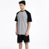 Raglan sleeve t-shirt with shorts twin set wholesale China - Image 3