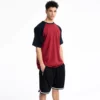 Raglan sleeve t-shirt with shorts twin set wholesale China - Image 12