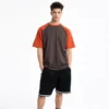 Raglan sleeve t-shirt with shorts twin set wholesale China - Image 13