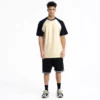 Raglan sleeve t-shirt with shorts twin set wholesale China - Image 5