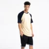 Raglan sleeve t-shirt with shorts twin set wholesale China - Image 6