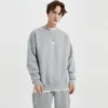 Custom design men drop shoulder sweatshirt - Image 2